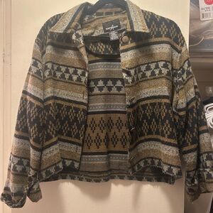 Positive Attitude vintage button up jacket